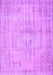 Machine Washable Abstract Purple Contemporary Area Rugs, wshcon733pur