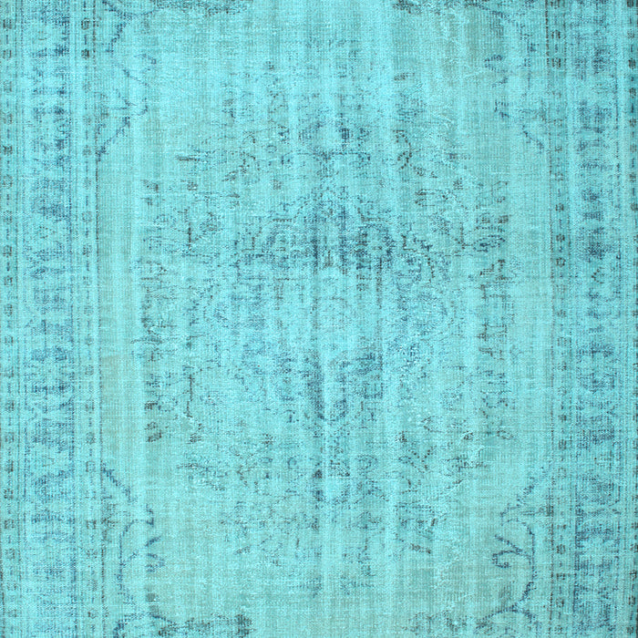 Abstract Light Blue Contemporary Rug, con733lblu