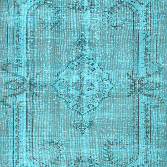 Abstract Light Blue Contemporary Rug, con734lblu