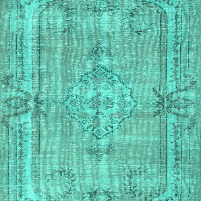 Machine Washable Abstract Turquoise Contemporary Area Rugs, wshcon734turq