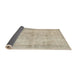 Thickness of Contemporary Camel Brown Modern Rug, con735