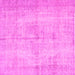 Square Abstract Pink Contemporary Rug, con735pnk