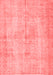 Abstract Red Contemporary Area Rugs