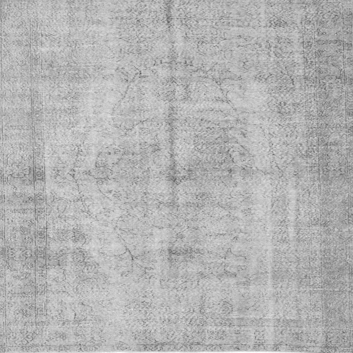 Round Machine Washable Abstract Gray Contemporary Rug, wshcon735gry