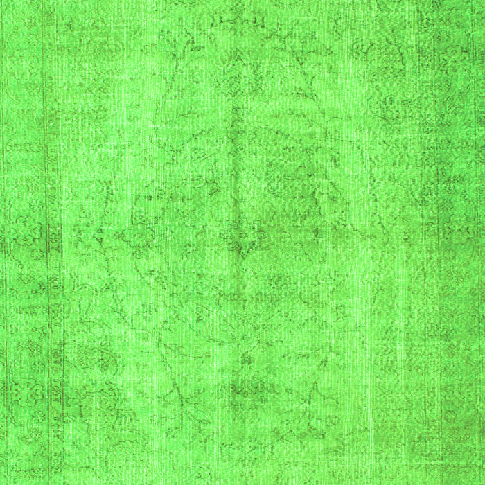 Abstract Green Contemporary Rug, con735grn