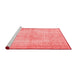 Contemporary Red Washable Rugs