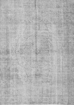 Abstract Gray Contemporary Rug, con735gry