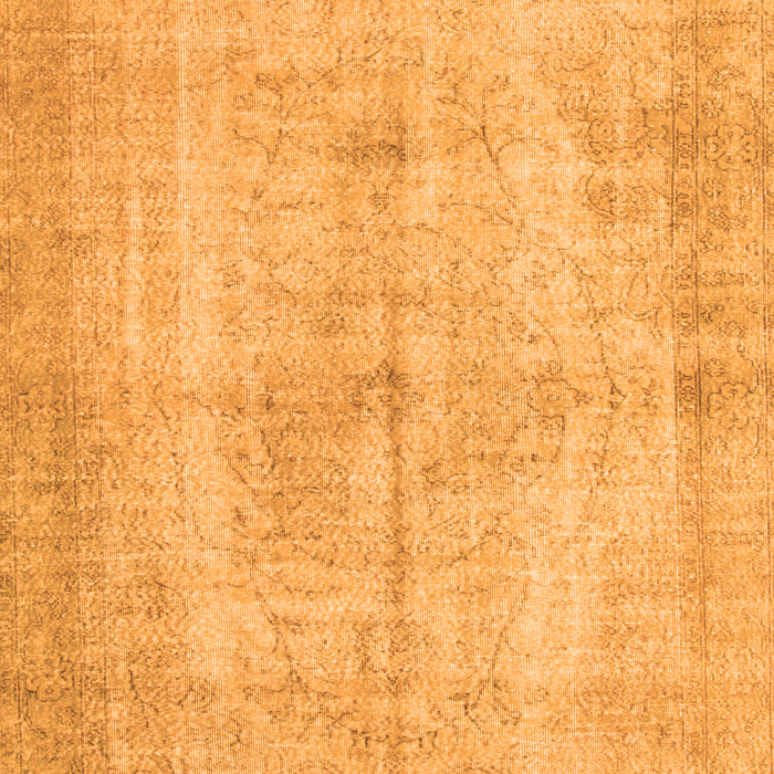 Abstract Orange Contemporary Rug, con735org