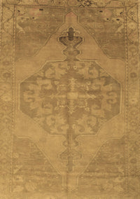 Abstract Brown Contemporary Rug, con736brn