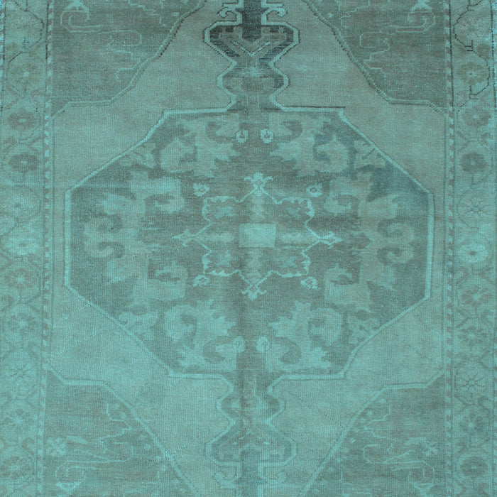 Abstract Light Blue Contemporary Rug, con736lblu