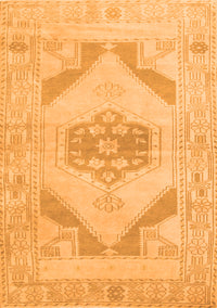 Abstract Orange Contemporary Rug, con737org