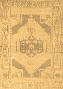 Abstract Brown Contemporary Rug, con737brn