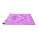 Sideview of Machine Washable Abstract Purple Contemporary Area Rugs, wshcon737pur