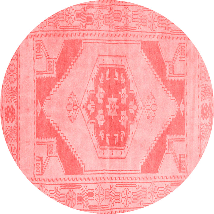 Abstract Red Contemporary Rug, con737red