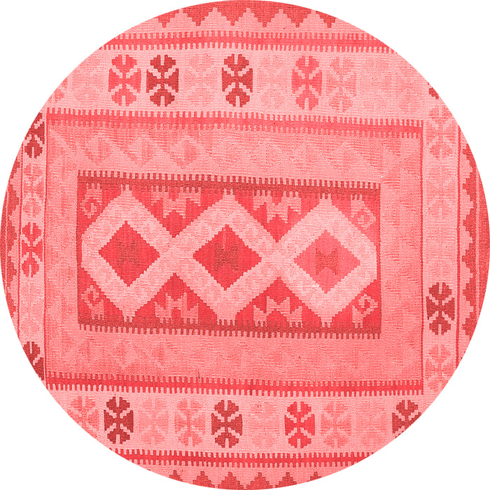 Machine Washable Oriental Red Traditional Rug, wshcon738red