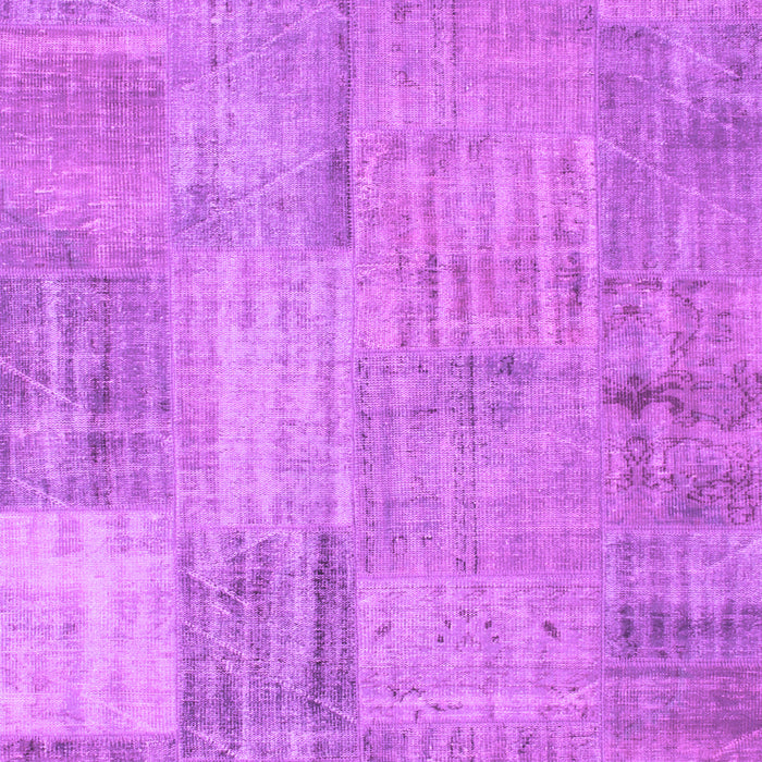 Patchwork Purple Transitional Rug, con739pur