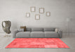 Transitional Red Washable Rugs