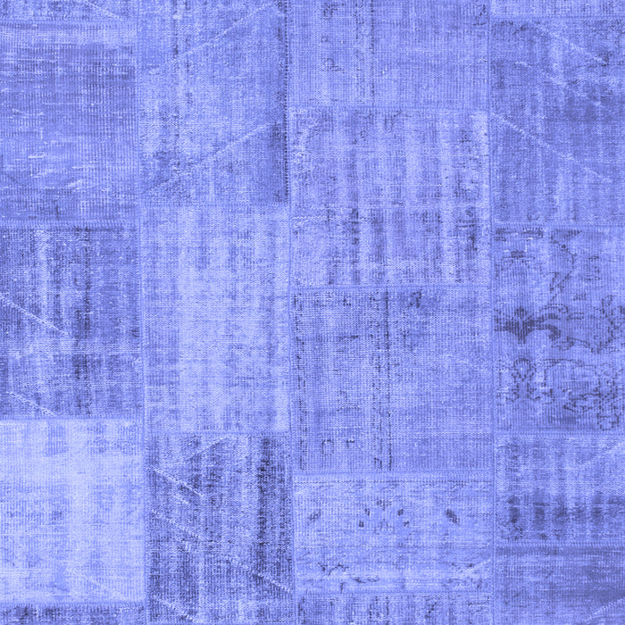 Patchwork Blue Transitional Rug, con739blu