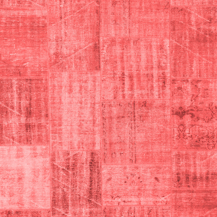 Patchwork Red Transitional Area Rugs