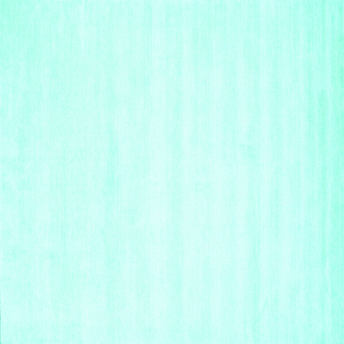 Square Solid Turquoise Modern Rug, con73turq