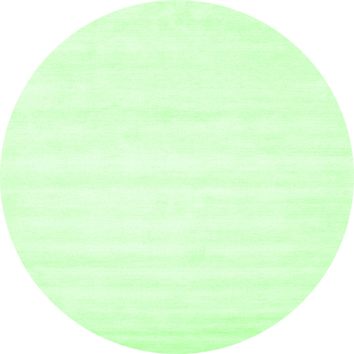 Square Solid Green Modern Rug, con73grn