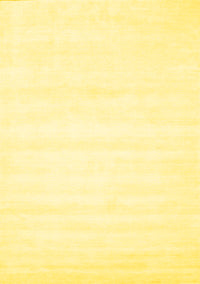 Solid Yellow Modern Rug, con73yw