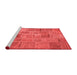 Transitional Red Washable Rugs