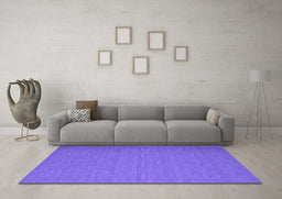 Machine Washable Abstract Purple Contemporary Area Rugs in a Living Room, wshcon741pur