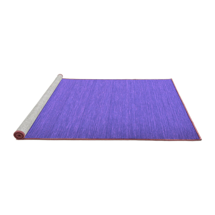 Sideview of Machine Washable Abstract Purple Contemporary Area Rugs, wshcon741pur