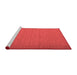 Contemporary Red Washable Rugs