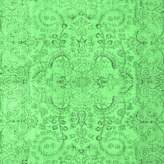 Abstract Emerald Green Contemporary Rug, con742emgrn
