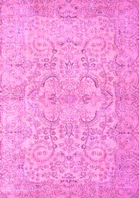 Abstract Purple Contemporary Rug, con742pur