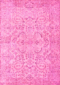 Abstract Pink Contemporary Rug, con742pnk