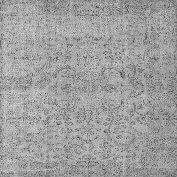 Serging Thickness of Abstract Gray Contemporary Rug, con742gry