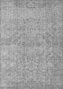 Abstract Gray Contemporary Rug, con742gry