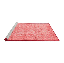 Contemporary Red Washable Rugs
