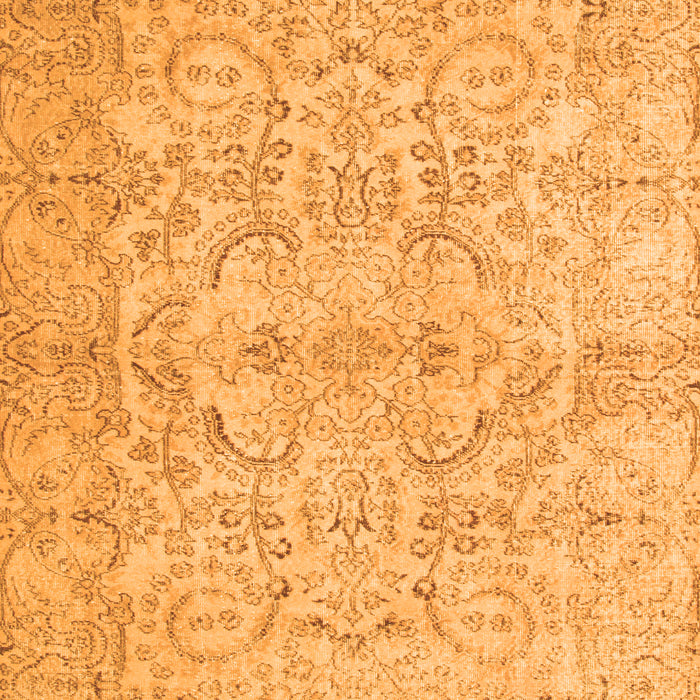 Abstract Orange Contemporary Rug, con742org