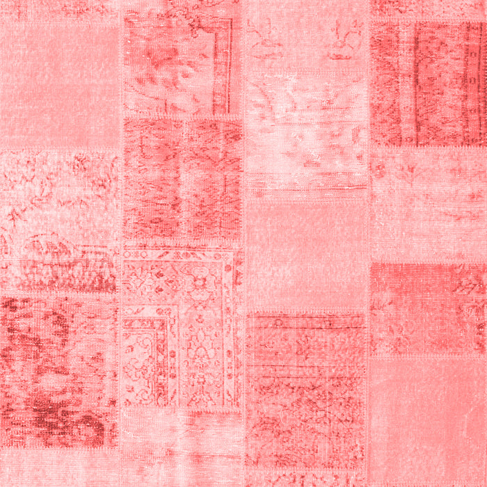 Patchwork Red Transitional Area Rugs