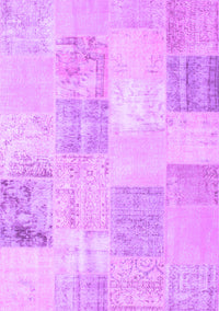 Patchwork Purple Transitional Rug, con743pur