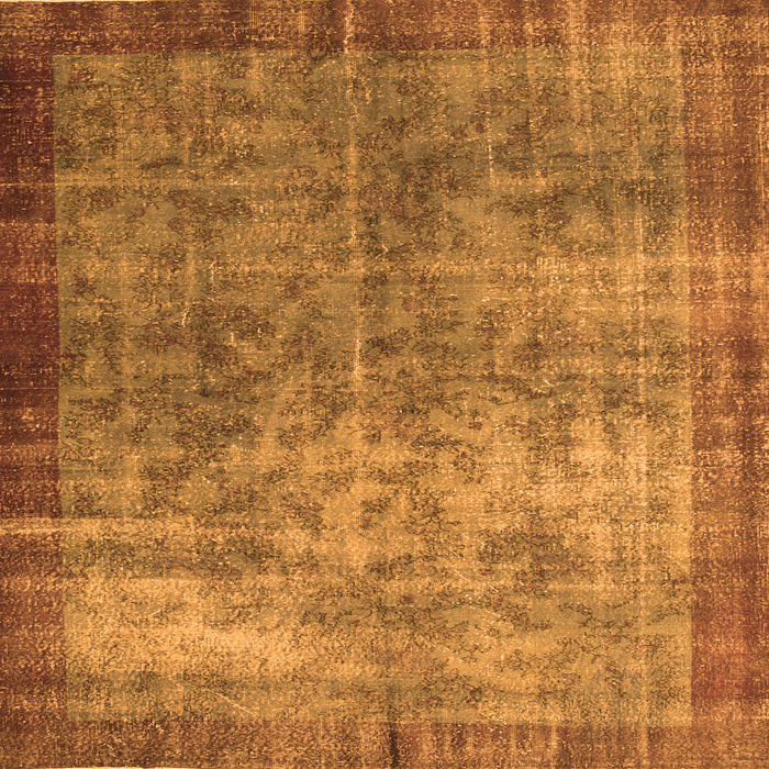 Serging Thickness of Persian Orange Bohemian Rug, con744org