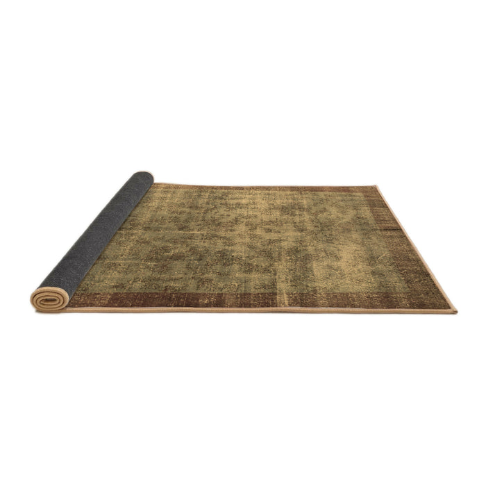 Sideview of Persian Brown Bohemian Rug, con744brn