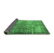 Sideview of Persian Emerald Green Bohemian Rug, con744emgrn