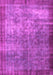 Machine Washable Persian Pink Bohemian Rug, wshcon744pnk