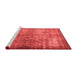 Bohemian Red Washable Rugs