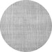 Square Abstract Gray Contemporary Rug, con745gry