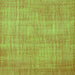 Serging Thickness of Abstract Green Contemporary Rug, con745grn