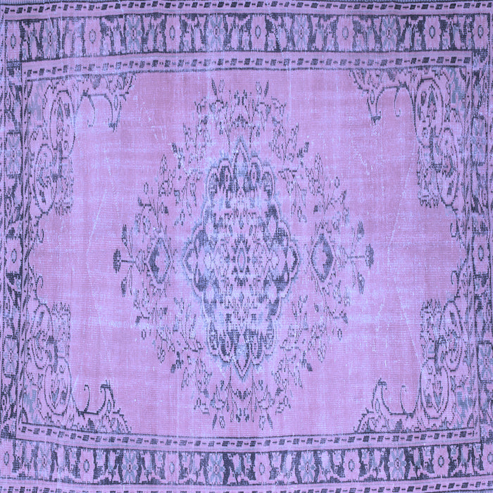 Square Abstract Blue Contemporary Rug, con746blu