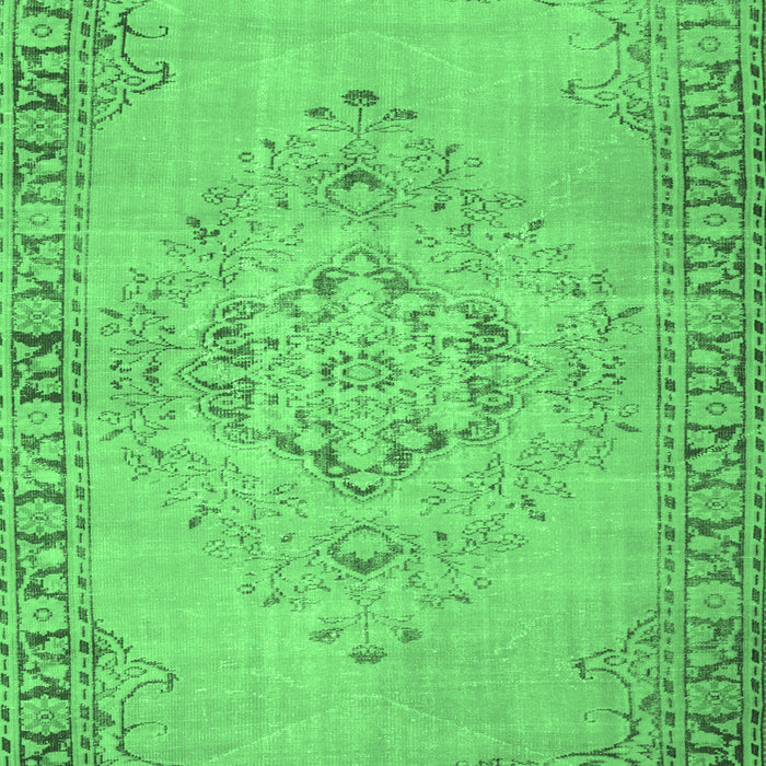 Abstract Emerald Green Contemporary Rug, con746emgrn