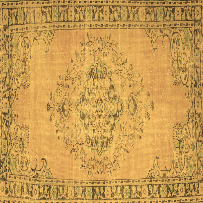 Square Machine Washable Abstract Brown Contemporary Rug, wshcon746brn