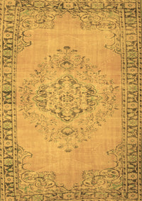 Abstract Brown Contemporary Rug, con746brn